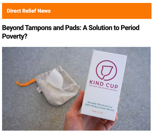 Podcast with Direct Relief on Period Poverty