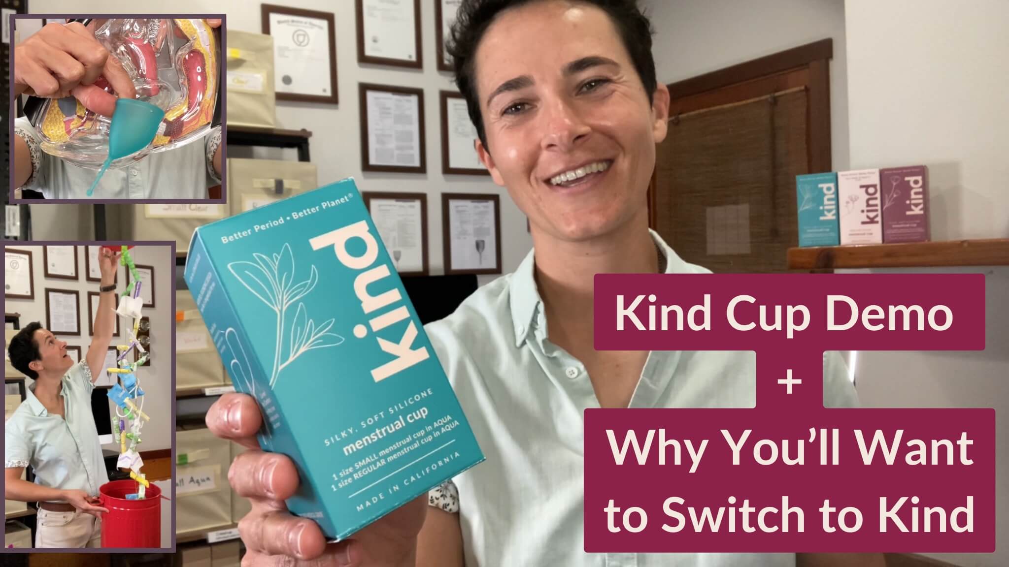 Load video: Why You&#39;ll Want to Ditch the Tampons and Switch to Kind